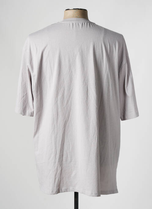 T-shirt gris DEFACTO pour homme