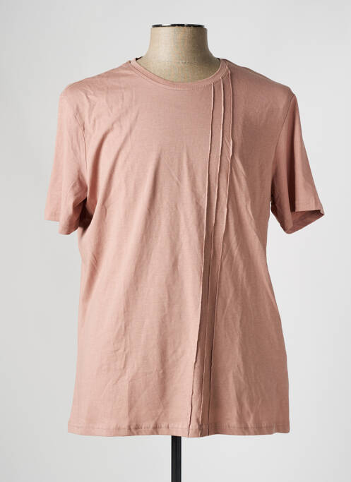 T-shirt rose DEFACTO pour homme