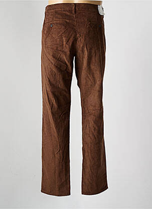 Pantalon droit taille normale taille normale marron DEFACTO homme