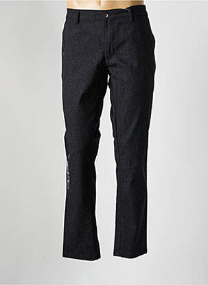 Pantalon droit tissage chiné taille normale noir DEFACTO homme