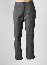 Pantalon droit tissage popeline taille normale gris DEFACTO homme