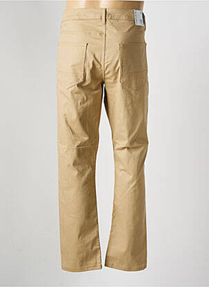 Pantalon slim stretch taille normale beige DEFACTO homme