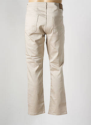 Pantalon droit stretch taille normale beige DEFACTO homme