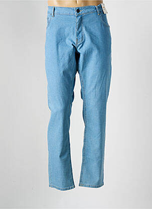 Jeans coupe droite stretch taille normale bleu DEFACTO homme