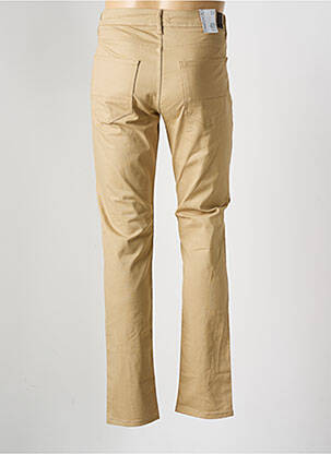 Pantalon slim stretch taille normale beige DEFACTO homme