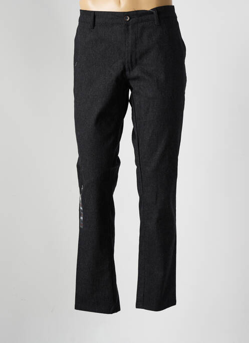 Pantalon droit tissage chiné taille normale noir DEFACTO homme