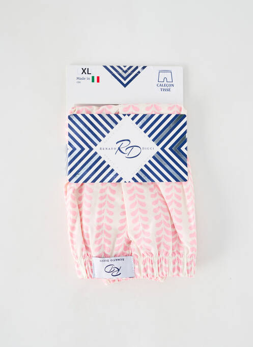 Caleçon rose RENATO DICCI pour homme