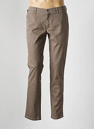 Pantalon chino bio taille normale marron MMX homme