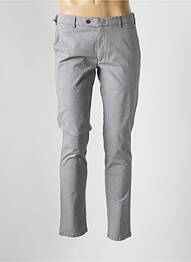 Pantalon chino tissage chiné taille normale gris MMX homme