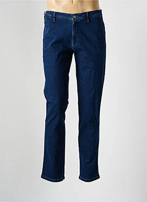 Pantalon chino stretch taille normale bleu MMX homme