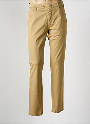 Pantalon chino tissage chiné taille normale vert MEYER homme