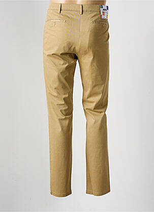 Pantalon chino tissage chiné taille normale vert MEYER homme