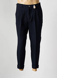 Pantalon chino poches taille haute bleu MMX homme