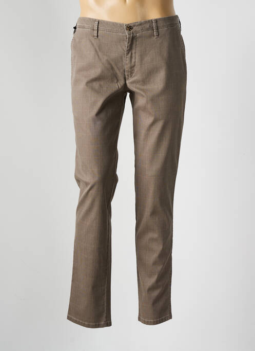 Pantalon chino bio taille normale marron MMX homme