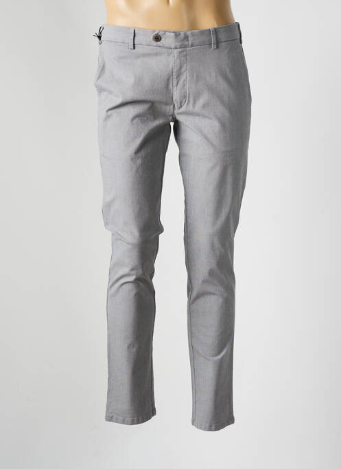 Pantalon chino tissage chiné taille normale gris MMX homme