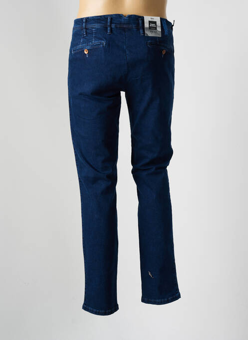 Pantalon chino stretch taille normale bleu MMX homme