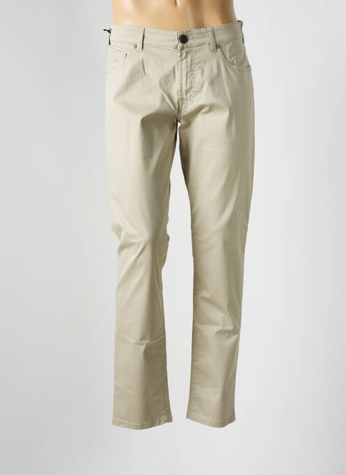 Jeans coupe slim beige MMX pour homme