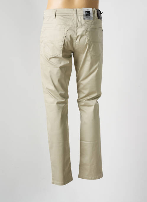 Jeans coupe slim beige MMX pour homme