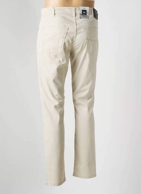 Jeans coupe slim beige MMX pour homme