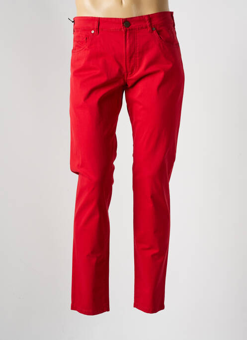 Jeans coupe slim rouge MMX pour homme