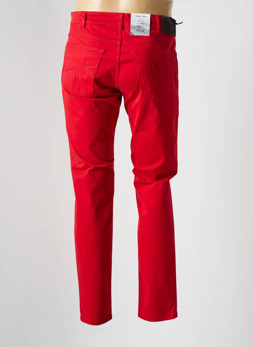 Jeans coupe slim rouge MMX pour homme