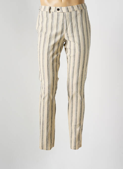 Pantalon chino beige MMX pour homme