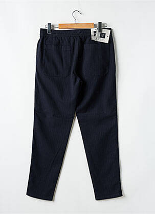 Pantalon droit taille à pinces taille normale bleu MMX homme