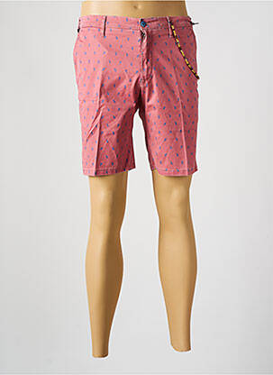 Bermuda taille à pinces taille normale rose MMX homme