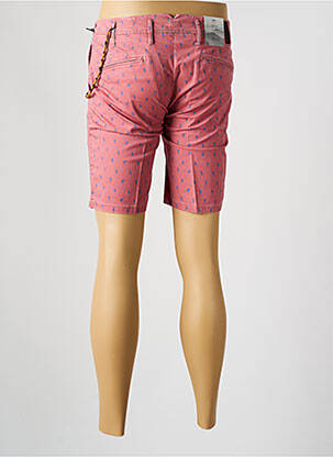 Bermuda taille à pinces taille normale rose MMX homme