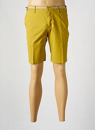 Bermuda taille à pinces taille normale vert MMX homme