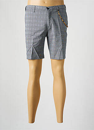 Bermuda taille à pinces taille normale gris MMX homme