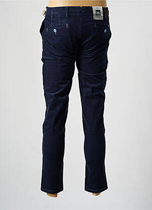 Pantalon chino stretch taille normale bleu MMX homme