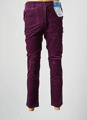 Pantalon chino stretch taille normale violet M5 BY MEYER homme