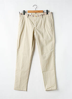 Pantalon chino bio taille normale beige MMX homme