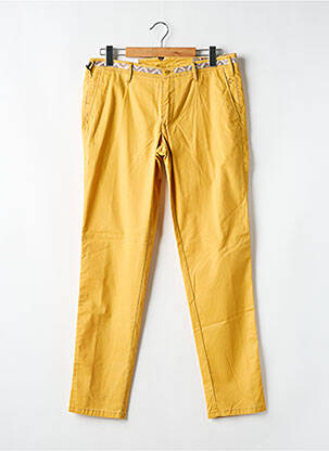 Pantalon chino bio taille normale jaune MMX homme