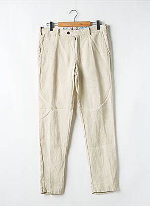 Pantalon chino bio taille normale beige MMX homme
