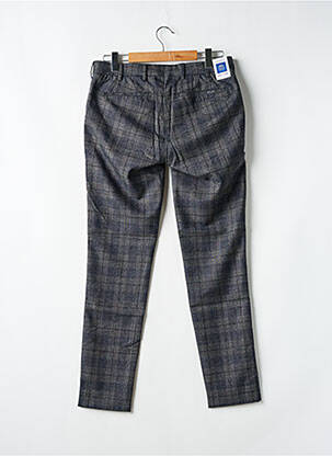 Pantalon chino tissage chiné taille normale bleu M5 BY MEYER homme