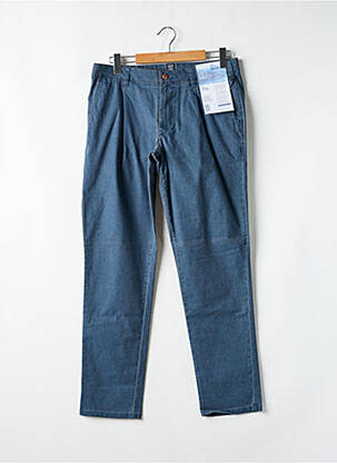 Pantalon chino bio taille normale bleu M5 BY MEYER homme