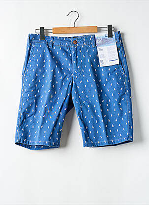 Bermuda stretch taille normale bleu M5 BY MEYER homme