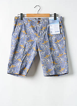 Bermuda taille à pinces taille normale bleu M5 BY MEYER homme