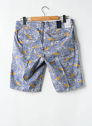 Bermuda taille à pinces taille normale bleu M5 BY MEYER homme