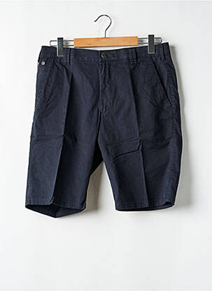 Bermuda taille à pinces taille normale bleu MYER homme