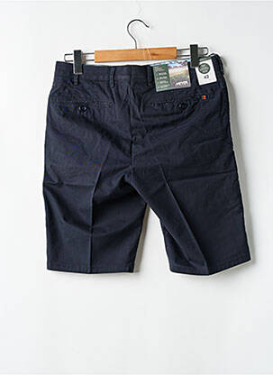 Bermuda taille à pinces taille normale bleu MYER homme