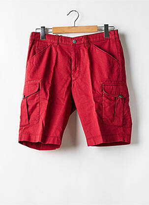 Bermuda multipoches taille normale rouge MEYER homme