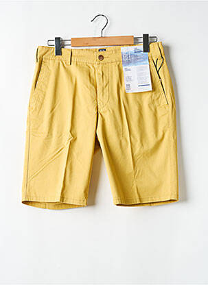 Bermuda taille à pinces taille normale jaune M5 BY MEYER homme