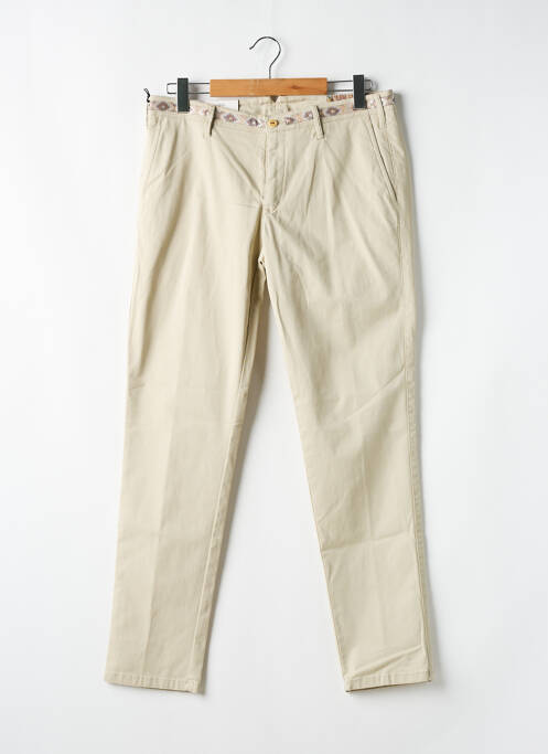 Pantalon chino bio taille normale beige MMX homme