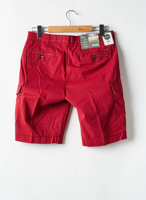 Bermuda rouge MEYER pour homme