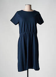 Robe mi-longue manches courtes manches courtes bleu MEXX femme