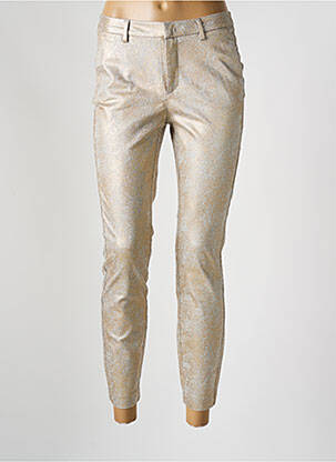 Pantalon chino taille normale taille normale or YAYA femme