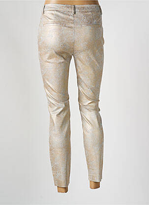 Pantalon chino taille normale taille normale or YAYA femme